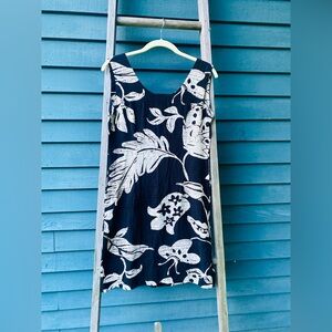 Vintage Jams World Marilyn black floral mini sheath dress